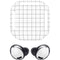 White Grid Galaxy Buds Pro Skin